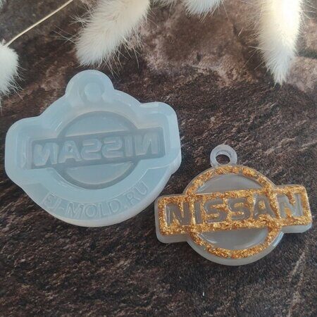 Силиконовый молд "Брелок авто Nissan"